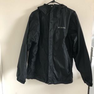 Columbia Black Rain Jacket